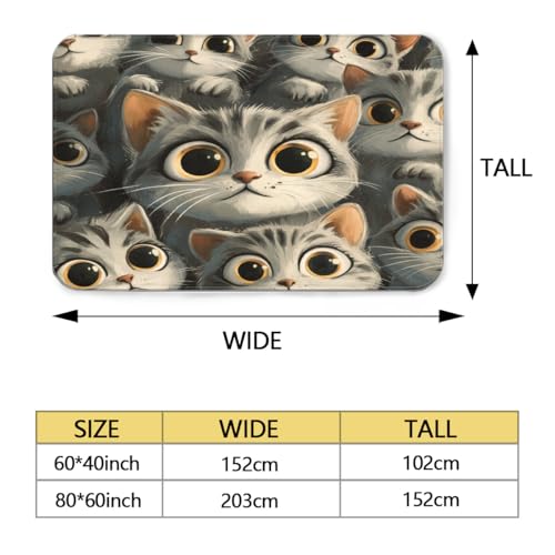 Alfombra de gato para cocina y pasillo moderna decorativa 3