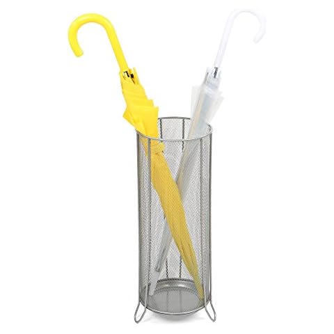 Mind Reader Silver Umbrella Stand Rack Holder Cover