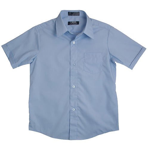 Image of French Toast Boys Short Sleeve Classic Poplin Dress Shirt