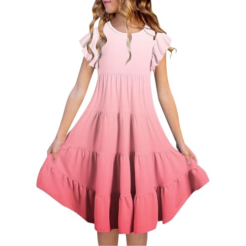 Vestido degradado para niña informal y cómodo que evita el calor