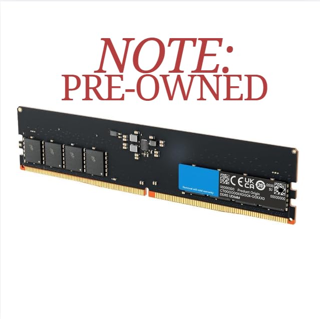 Image of 16GB DDR5 Desktop RAM | 5600MHz High-Speed Memory Module | PC5-38400 | 288-Pin DIMM | 1.1V | for Desktop Computers