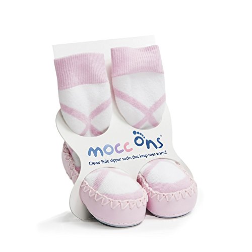 Mocc Ons - Chaussette - Ballerine - Bébé (fille) 0 à 24 mois rose Ballerine 18-24 mois