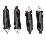4Pcs Zigarettenanzünder männliche Buchse