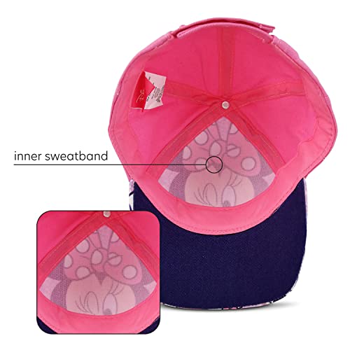 Disney Little Baseball Cap, Minnie Mouse Adjustable Toddler Girl Hats For Kids, Pink, Ages 2-4 & Ages 4-7 #TOP4