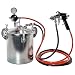 TCP Global Pressure Tank Paint Spray Gun with 1.5 Mm Nozzle 2-1/2 Gal. Pressure Pot & Spray Gun with Hoses