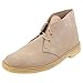 Clarks Desert Boots - Polacchine Uomo, Pelle, Beige (Sand Suede -), 43 EU
