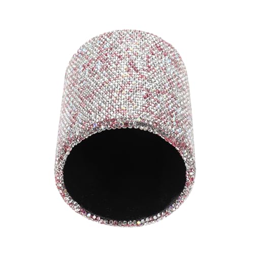 Boîte de rangement polyvalente stable rose pour pinceaux et crayons