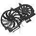 ECCPP Cooling Fan Compatible with 2002-2009 for Audi for A4 / 2002-2009 for Audi for A4 Quattro,Replace 622540 674-59718 AU3115107,Cooling Fan Assembly