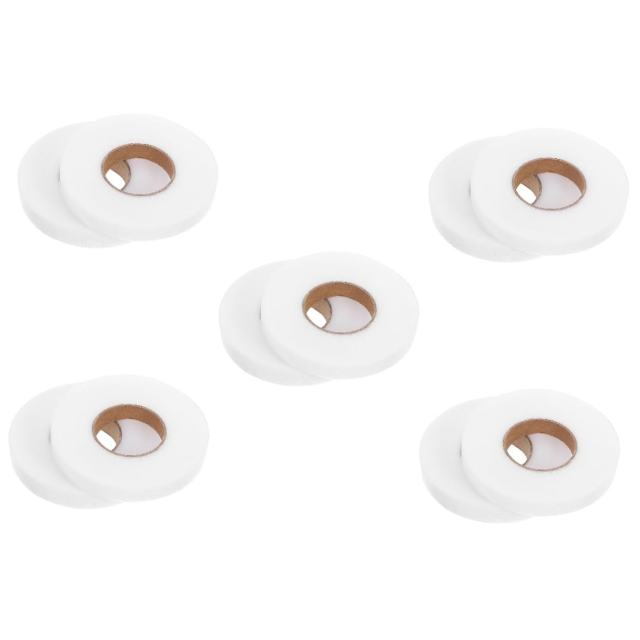 5 Juegos De Cintas Para Dobladillos De Ropa Termoadhesivas De Doble Cara Para Coser Y Confección (2 Rollos X 5)