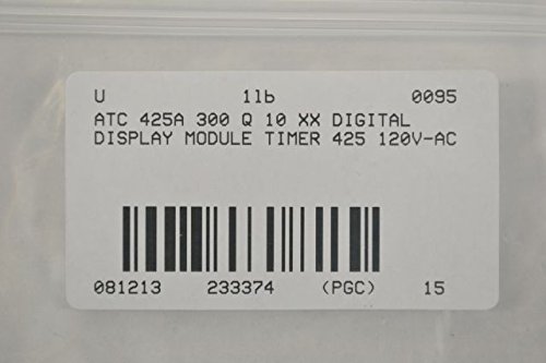 ATC 425A-300-Q-10-X-X LED Digital Display Timer, 120 VAC 50/60 Hz, Instantaneous Relay (SPDT), Standard-No Memory, Standard