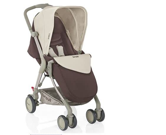 Brevi Boomerang Stoller 715-398, Wenge, from 0 to 36 Months, EN 1888 Standard Compliant, 5-Point Safety Harness.