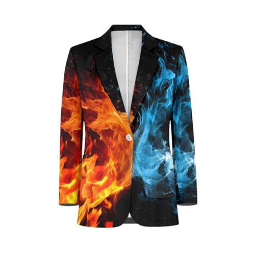 Mens Casual Long Sleeve Blazer Slim Fit Suit Jacket One Button Daily Blazer Business Sport Coat Tops S-5XL