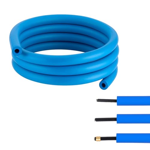 Kiuiom 1.7M Bicicleta Marco Interno Amortiguador,Espuma Manga Tubo Bicicleta,Bikes Cable De Absorción De Sonido,Cable De Espuma De Circuito Amortiguador,para Tubo Transmisión,6MM,Azul
