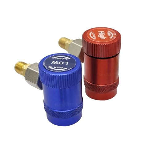 Kit de conectores rápidos para R1234yf, set con válvula miniatura 2