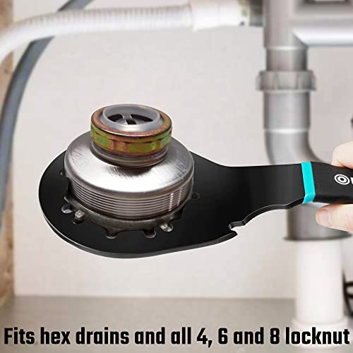 DURATECH Sink Drain Wrench, Universal Sink Wrench, Great for loosen and tighten strainer locknut - Image 5