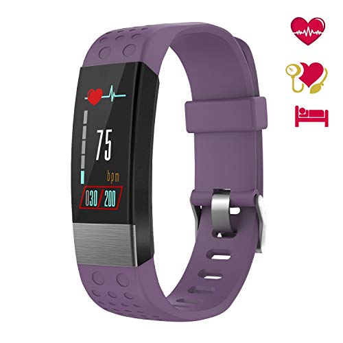 BuTure Fitness Tracker, Pedometer for Walking, Heart Rate Monitor, Fitness Tracker Watch IP67, Sleep Monitor for Exercising and All Day Wear Compatible with iPhone & Android