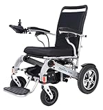 Lightweight Foldable Electric Wheelchair for Adults, 600W Dual Motor All Terrain Power Wheelchair, 15 Miles Range Mobility Chair for Indoor Outdoor