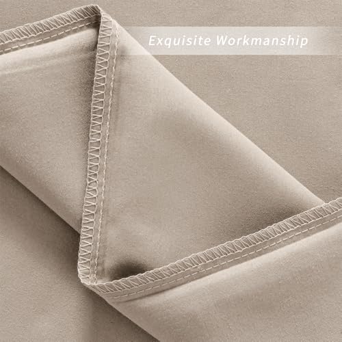 Image of Body Pillow Pillowcase with Zipper 1 piece,Taupe,20 inchx54 inch