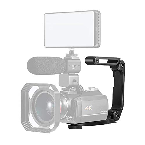 U-Grip Video Filming Camera Handle With Standard 1/4 Threaded Interface Foldable Handheld Stabilizer Holder Grip, Gimbal Stabilizer Accessories For Ordro #TOP6