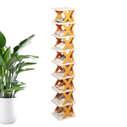 Fyrdyn Estante Vertical para Zapatos - Organizador Vertical Para Zapatos | Estante Organizador Multifuncional de Calzado para Entrada Armario Baño y Esquina