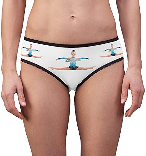 Gymnastics Figures Panties, Gymnastics Figures Underwear, Briefs, Cotton Briefs, Funny Underwear, Panties For Women