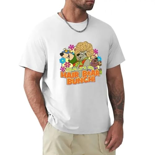 NUmaiTUA It is The Hair Bear Bunch T-Shirt White M
