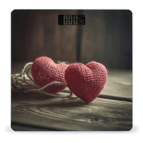 Balanza digital para baño con pantalla LCD y vidrio templado