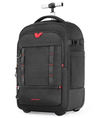 BAGSMART Rolling Camera Bag for DSLRs