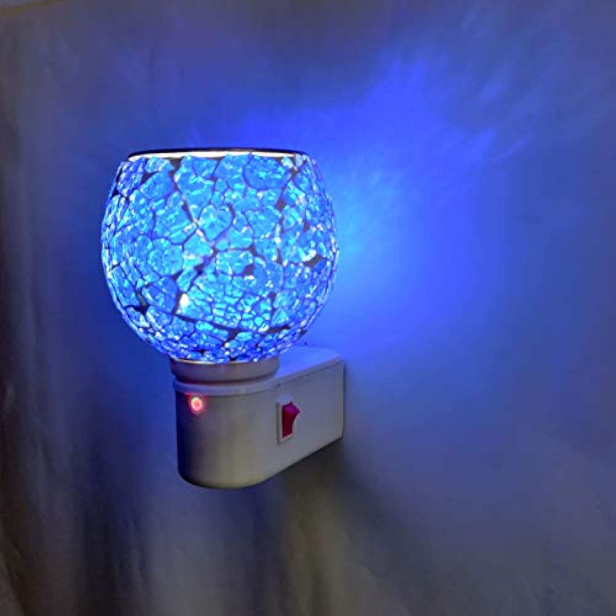 Home Decor Glass Kapoor Dani Aroma Diffuser with Night Lamp