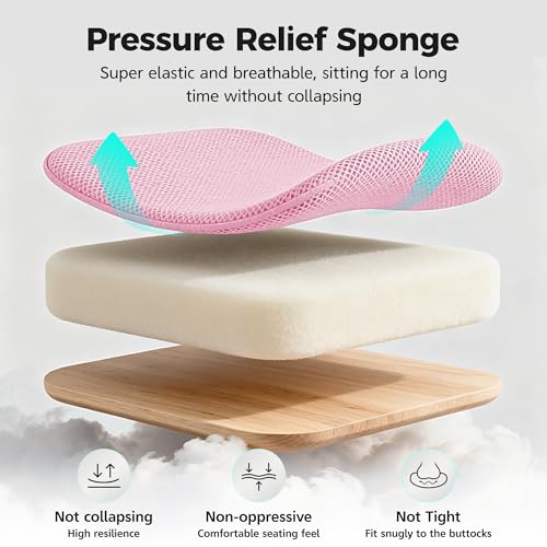 Image of Ergonomic Office Chair High Back Desk Chair with Lumbar Support, Breathable Mesh Computer Chair with Adjustable Armrests Height, Reclining Swivel Big and Tall Gaming Chair for Home Office(Pink)