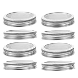 ABOOFAN 8pièces Couvercles Germoir Acier Inoxydable Pour Bocaux Avec Fine Adaptés Aux Gr...