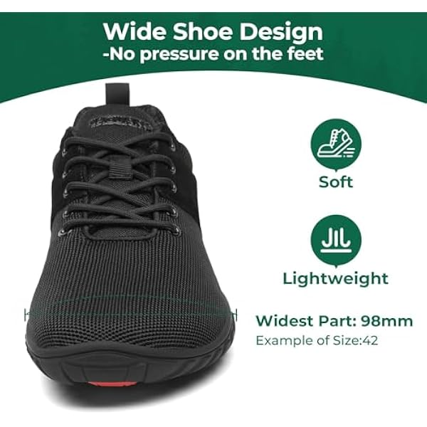SAGUARO Unisex Minimalist Boso Shoes, легкие ботинки Boso с нулевым падением солнца и широким ящиком для инструментов, размер 36-48