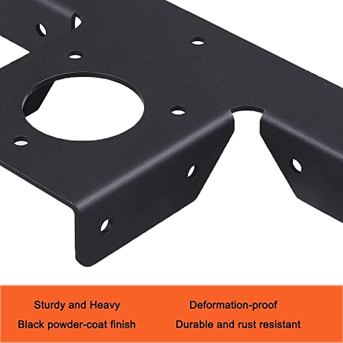 VANROUG 2Pcs Heavy Duty Pergola Corner Brackets Extension 3-Way T Brackets Post Corner for 4x4 (Actual Size:3.5X3.5) Post Bracket Pergola Gazebo Kit (2) - Image 4