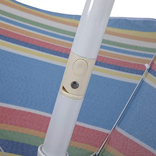 ONIVA - a Picnic Time brand 5 Ft. Portable Beach Umbrella, Lightweight Sun Shade Umbrella with Adjustable Tilt and UV Sun Protection by PICNIC TIME - Image 8