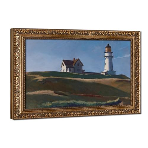 Poster Lighthouse Hill Hopper pour sublimer votre salon de bord de mer