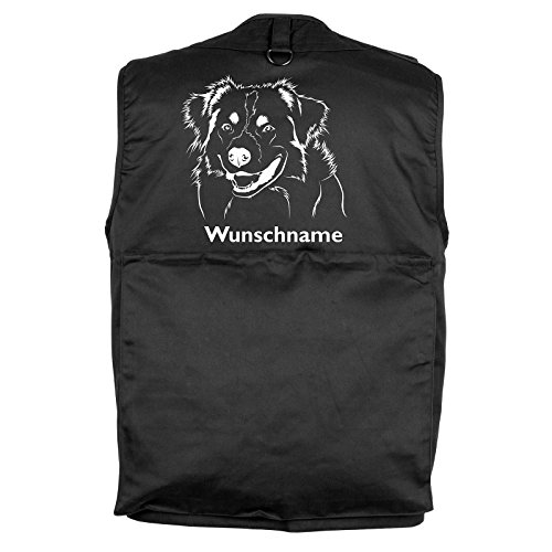 Tierisch-tolle Geschenke Australian Shepherd 2 - Hundesportweste mit Rückentasche (S) Cover