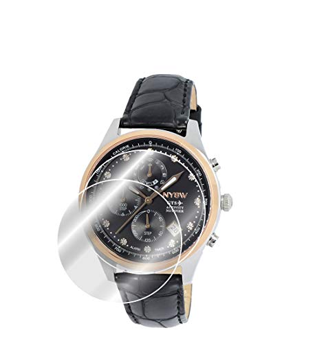 IPG For NYSW Hybrid Smart Watch (42mm) Screen Protector (2 Units) Invisible Ultra HD Clear Film Anti Scratch Skin Guard - Smooth/Self-Healing/Bubble -Free By