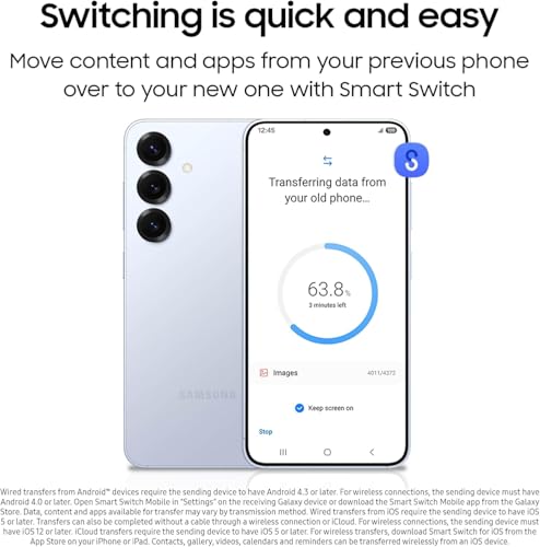 Image of Samsung Galaxy S25 Cell Phone, 256GB Smartphone, Unlocked Android, AI Night Mode Camera, Snapdragon 8 Elite Fast Processor, ProScaler Display, 4000mAh Battery, 2025, US 1 Yr Warranty, Navy