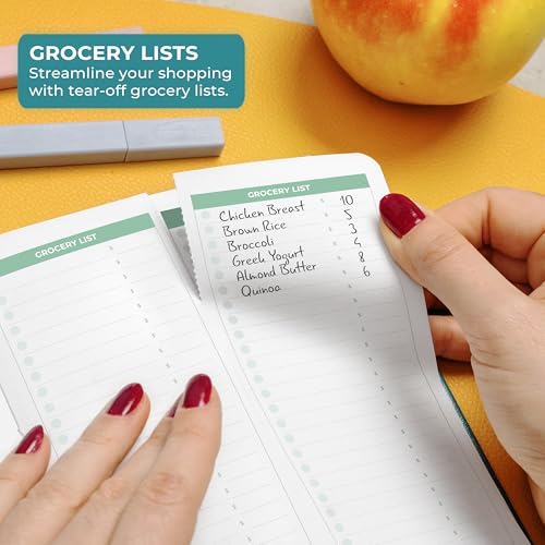Clever Fox Fitness and Food Journal Premium – Guided Daily Workout, Meal & Weight Loss Tracker for Women & Men – Exercise Diet Planner (Aquamarine) by Clever Fox - Image 6