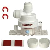 Leak Stop Valve, Water Guard+ Water Leak Protection Valve, For Reverse Osmosis, Under Sink, or Any 1/4' Inline Plumbed System, Mechanical Auto Shut Off Device in The Event of A Leak (1 Pack)