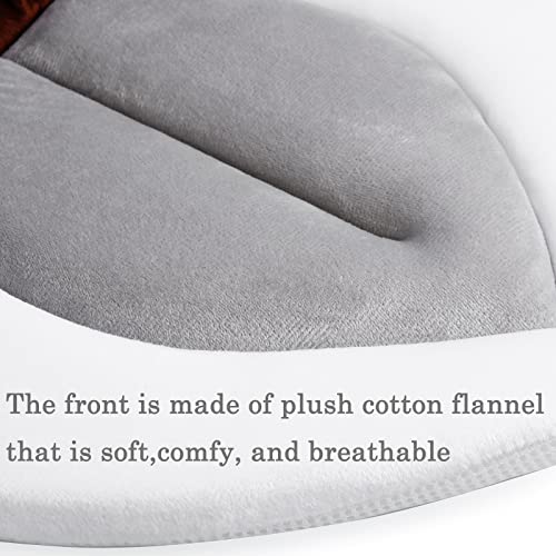 Pandaear Baby Bath Pad For Infant Newborn | Soft Flower Petals For Sink Bathtub Essentials Shower Gift (Grey) #TOP4