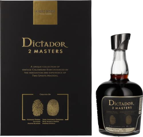 Dictador 2 MASTERS 1976 45 Years Old Ximénez-Spínola 1st Release 46,4% Vol. 0,7l in Giftbox