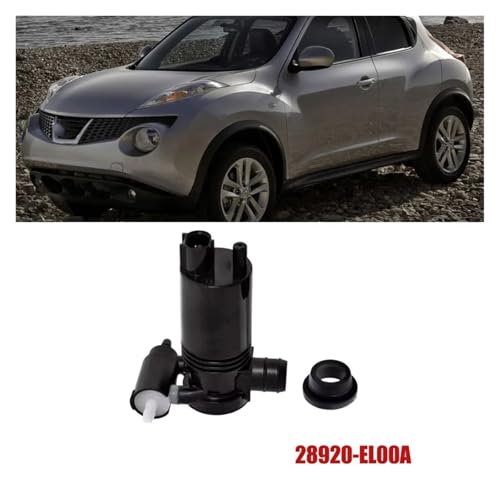 Bomba de limpieza parabrisas para Nissan Juke 2010 de doble salida 12V 28920-El00a 6