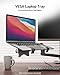ergounion Laptop Tray for Monitor Arm - VESA Mount 100x100mm, Laptops up to 17.3in & 28.6lbs - Notebook Tray Office Desk Accessories - Black