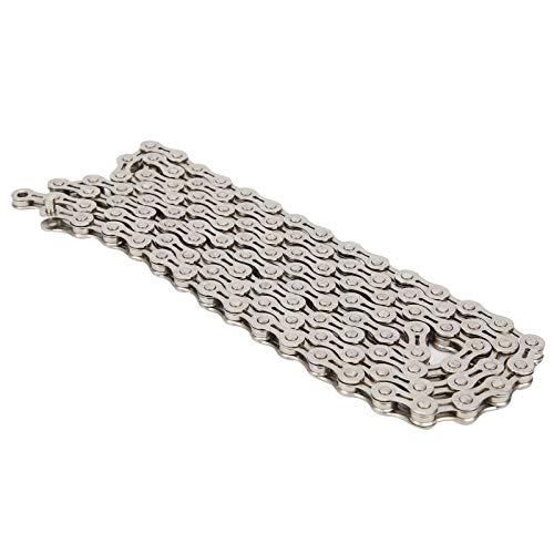 Domary FX8 Mountain Bike Chain, 116 Links 8 Speed Hollow Steel Chain with Noise Reduction Fast Shifting for 6-8 Speed Drivetrains
