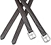 Jeereal Stability English Stirrup Leathers with Strong Nylon Core for Equestrian Riding (Dark Coffee, 54