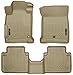 Husky Liners Weatherbeater Series | Front & 2nd Seat Floor Liners - Tan | 98483 | Fits 2013-2017 Honda Accord Sedan 3 Pcs