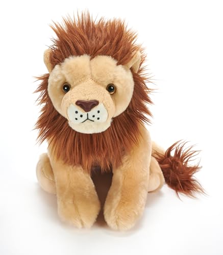 Image of The Petting Zoo Lion Stuffed Animal, Gifts for Kids, Wild Onez Zoo Animals, Lion Plush Toy 12 inches