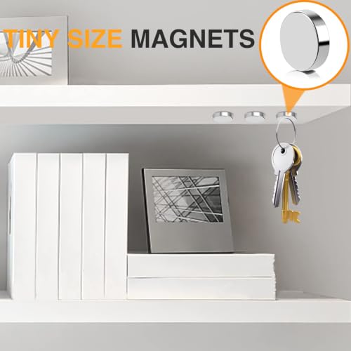 Image of TRYMAG 160Pcs Small Rare Earth Magnets, 8x2mm Refrigerator Magnet