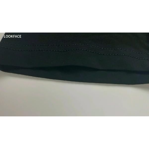 LOOKFACE Women Cute T Shirt Junior Tops Teen Girls Graphic Tees Black Medium